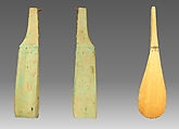 Lute, wood, sinew, paint, Native American (Yakutat Tlingit)